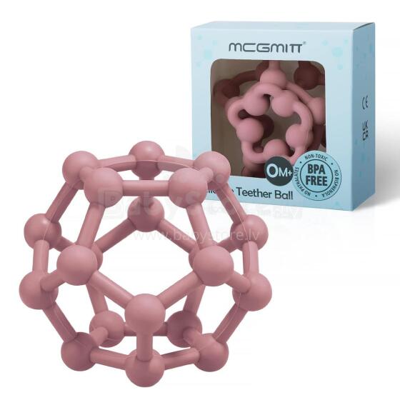 Baby Silicone Teether Sensory Grab Art.47009   Silikona zobu graužamrotaļlieta zīdaiņiem – sensorā bumba zobu graušanai, 8,5 x 10 cm