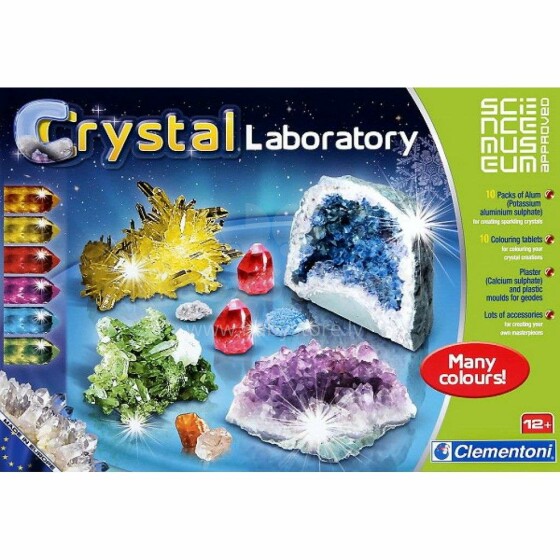 Clementoni art. 710950407 „Crystal Laboratory“ žaidimas mažiesiems mokslininkams