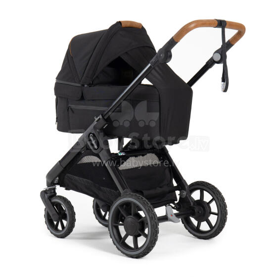 Emmaljunga Sento Max Outdoor Art.47477 Black Stroller with cradle