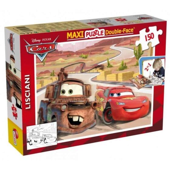 Disney Тачки пазл и раскраска 2 в 1, 150 деталей, 3+