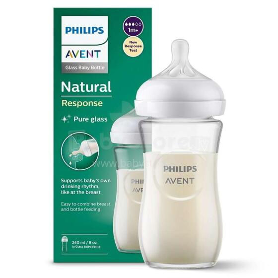 Philips Avent Natural Response SCY933/01 Glass feeding bottle 240ml