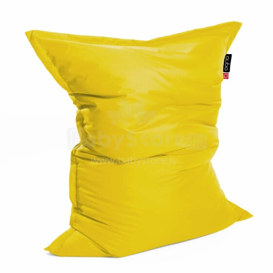 „Qubo ™ Modo“ pagalvė 165 „Citron Pop Art“ 49301 sėdmaišis, pūstuvai, minkšti pupelių krepšiai, sėdmaišiai