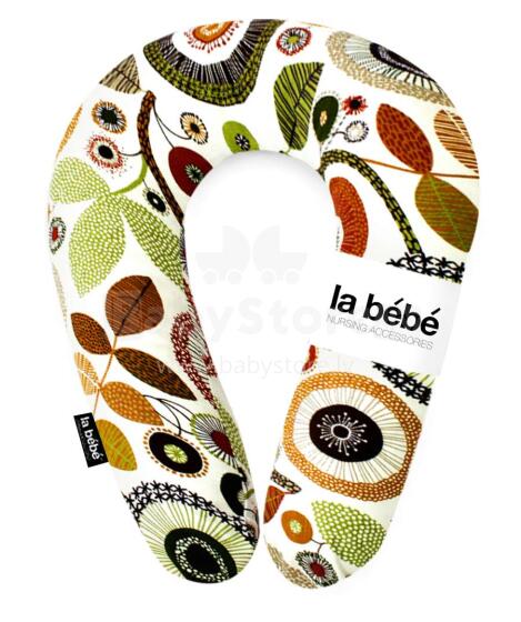 La Bebe™ Snug Cotton Nursing Maternity Pillow Art.49342 Spring deco  20*70cm Cotton Solid
