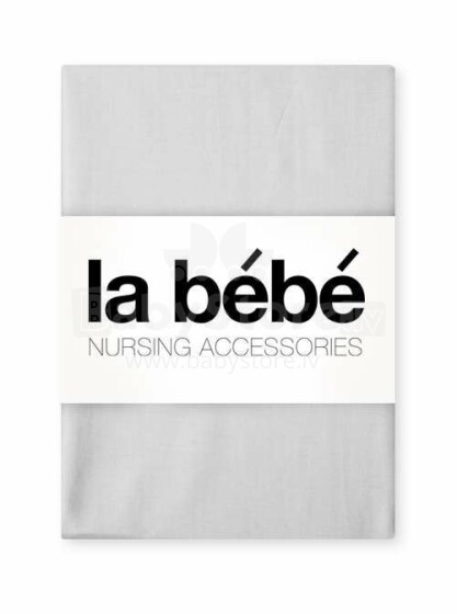 La Bebe™ Set 100x140/40x60 Art.49702 Light grey Комплект детского постельного белья из 2х частей 100x140cm.40x60cm