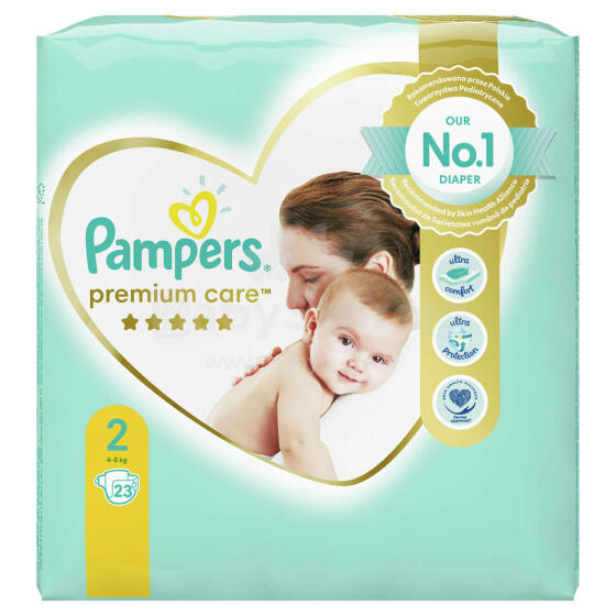 Pampers Premium Care Art.P04G990 Diapers S2 size,4-8kg,23 pcs.