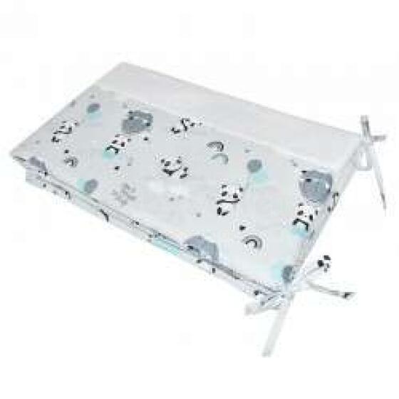 MimiNu Panda  in Hearts Bed bumper360 cm