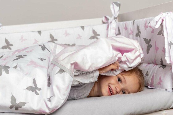 MimiNu Kokvilnas apmalīte bērna gultiņai 360 cm