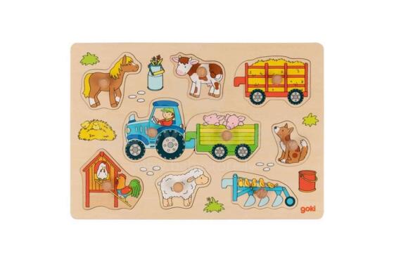 Goki Art.VG57468 Puzzle Ferma