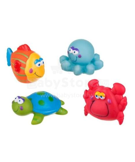 Akuku Art.A0362 Set of 4 animals for the bathroom.