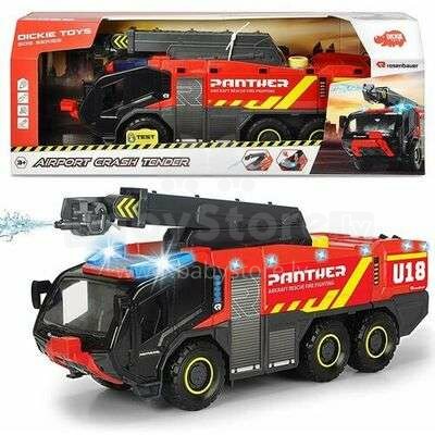 Dickie Toys Art.203719012038 Fire Brigade SOS Ugunsdzēsēju mašina ar skaņu, gaismu un ūdens rezervuāru