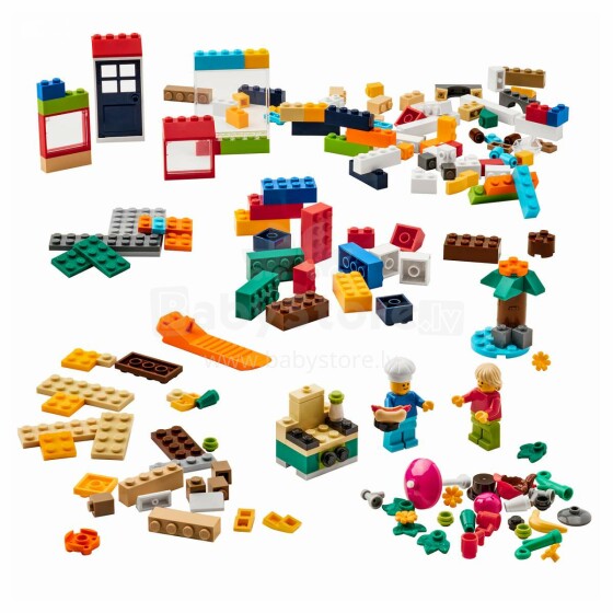 Pagaminta Švedijoje „Bygglek Art.204.368.88 Lego®“ konstruktorius, 201 vnt