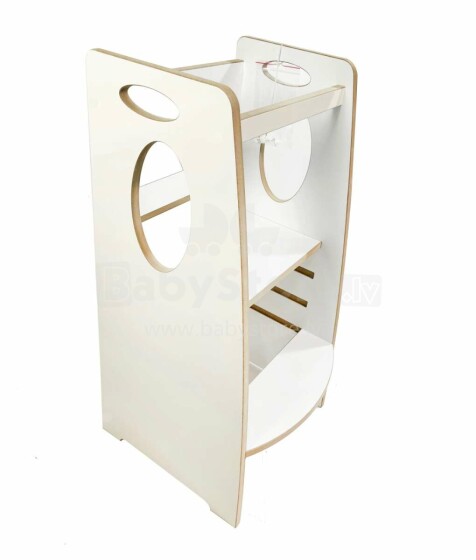 Wooden Learning Tower Art.55212 White Wood