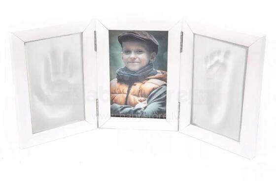 Art for baby Art.55572 Hand and Foot Print White