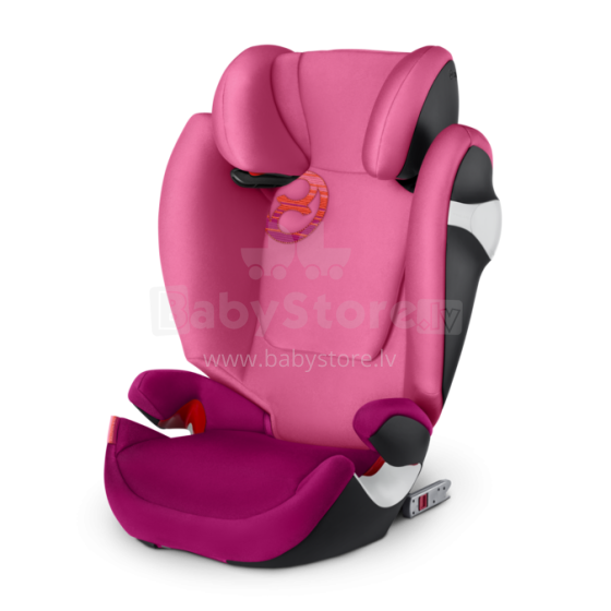 „Cybex '18 Solution M-Fix Col. Passion Pink“ vaiko kėdutė (15-36kg)
