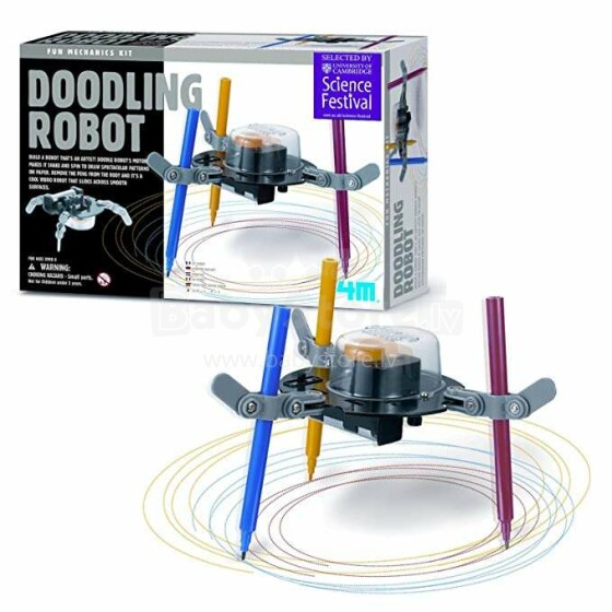 4M Doodling Robot Art.00-03280 Набор для конструирования Робот-художник