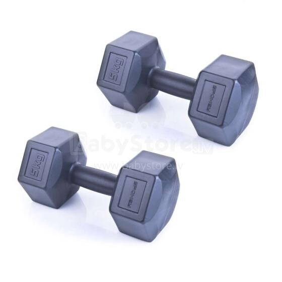 Spokey Monster Art.920900 Hexagonal dumbbells set (2x5.0kg)