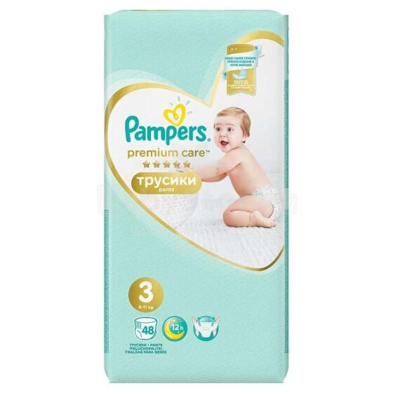 Pampers Pants Premium Care Art.P04H024 Pampers Pants Size S3,6-11kg,48 pcs.