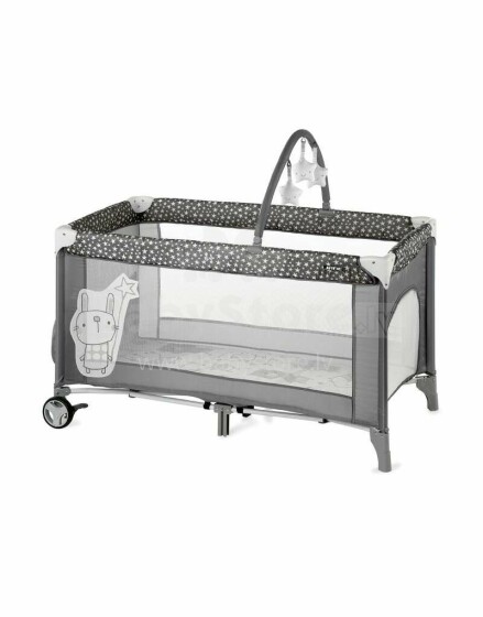 Jane One Level Toys Art.6842 T01 Star Travel cot