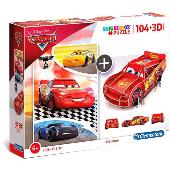 Сlementoni Puzzle Cars Art.20160