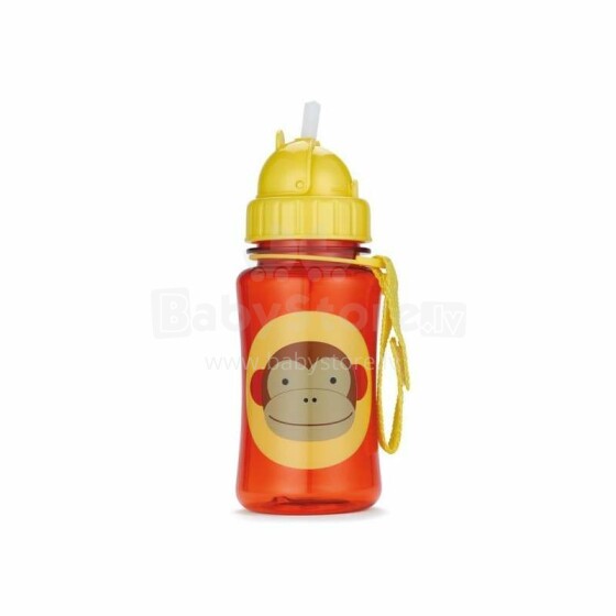 SkipHop Zoo Straw Bottle Art.2662 Monkey Детский поильник 350 мл
