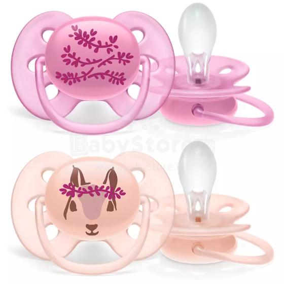 Philips Avent ULTRA SOFT Art.SCF223/04 Silicone Soother 6 - 18m.