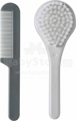 Luma Brush&Comb  Art.L20932N Nylon Sage Green  Щетка с  мягким волосом + расческа