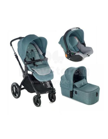 Jane Kawai Micro Koos Isize R1 Art.5563 U07 Mild Blue Stroller 3in1