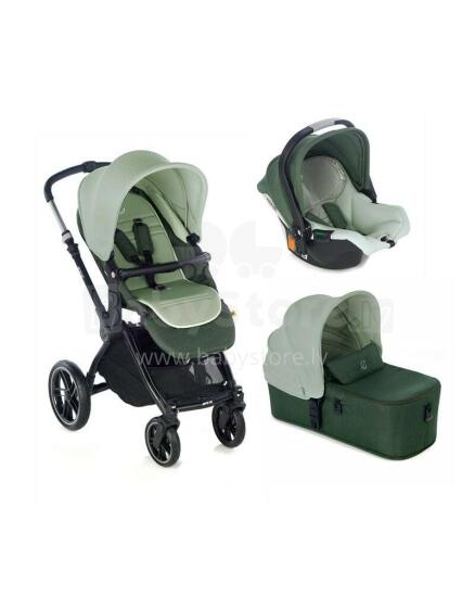 Jane Kawai Micro Koos Isize R1 Art.5563 U08 Forest Green Stroller 3in1