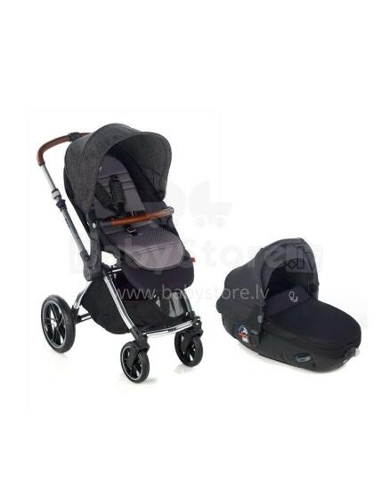 Jane Kawai Matrix Light 2 Art.5564 U06 Cold Black Stroller 2in1