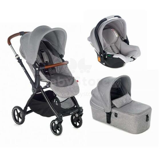 Jane Kendo Micro Koos Isize R1 Art.5559 U05 Dim Grey Stroller 3in1