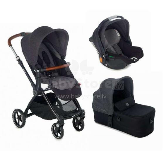 Jane Kendo Micro Koos Isize R1 Art.5559 U06 Cold Black Stroller 3in1