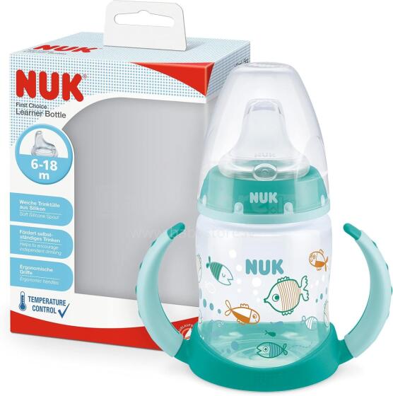 Nuk First Choice Minnie Art.62391 Bottle with silicone temperature control teat, 150 ml (6–18 months)