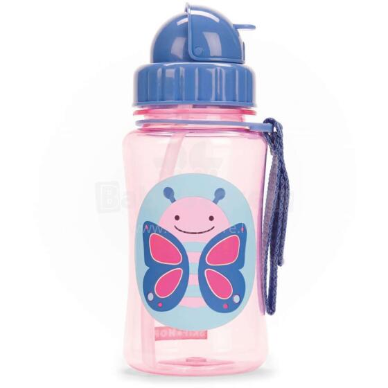 SkipHop Zoo Straw Bottle 252328 dzeramā pudele Buterffly