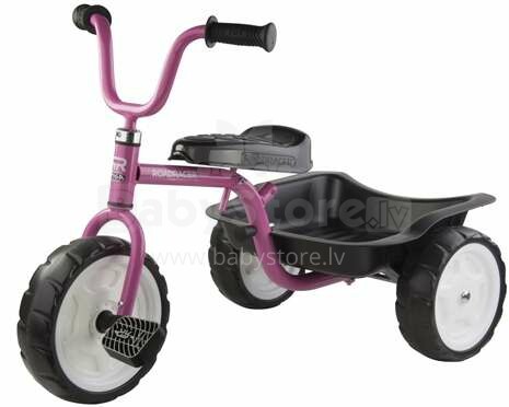 Stiga Street Roadracer Pink Art.80-5033-07 vaikiškas triratukas su krepšeliu