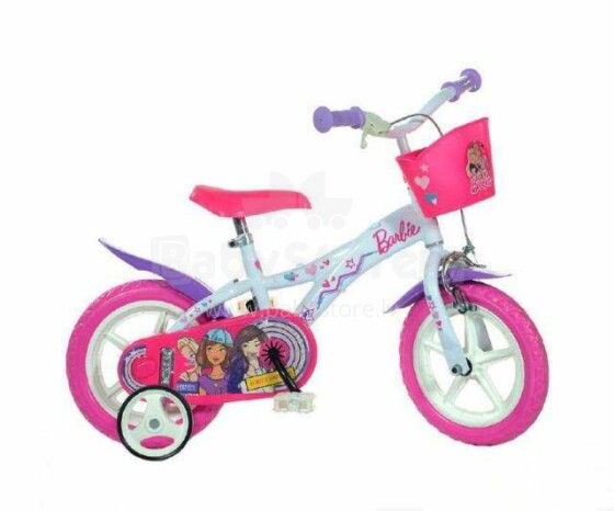 „Dino Bikes Barbie Art.126RL“ vaikiškas dviratis 12