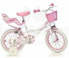 „Dino Bikes Hello Kitty“ vaikiškas dviračio dydis 16