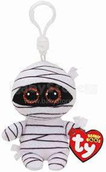 TY Beanie Boos White mummy clip Art. TY35111 plush soft toy in pouch
