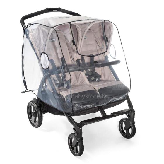 Universal Rain Cover for Twins Art.64521 Lietusplēve dvīnu ratiņiem