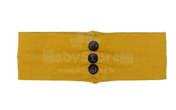 Wooly Organic Headband Art.R-46-B-08 Golden Yellow  Детская повязка на голову из органического хлопка