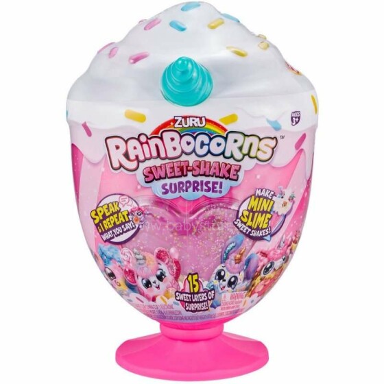 Rainbocorns Sweet Shake Art.4020101-2739 Aukštos kokybės minkštas pliušinis žaislas-staigmena