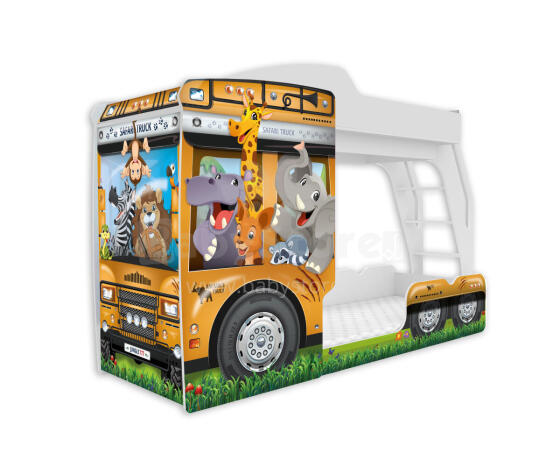 AJK Mega Truck Art.65552 Bunk bed  80x190 cm