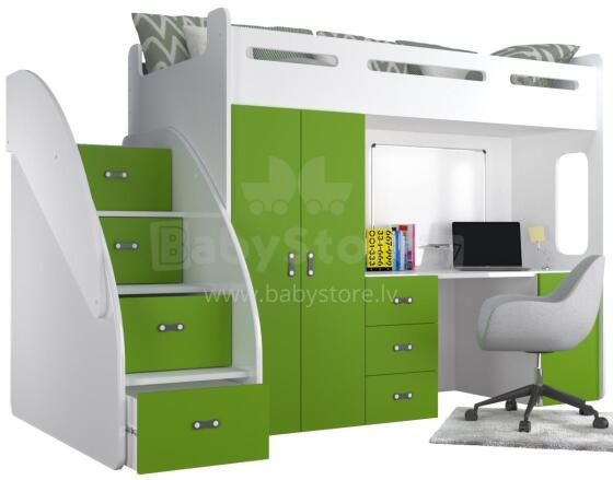 AJK Zuzia Plus Art.65575 Green Bērnu moduļu mēbeļu komplekts