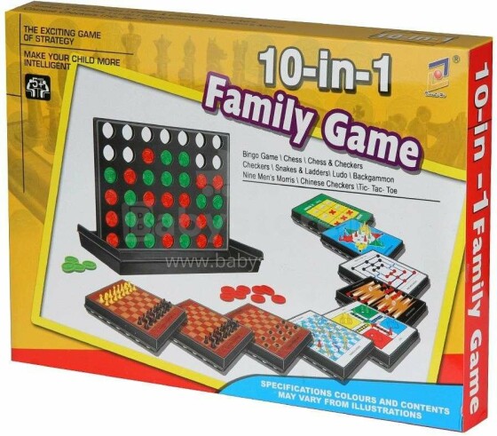 Family Game Art.520729 10-in-1