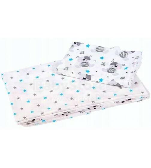 Ankras GREY TEDDIES K-2T135  Bed set 135x100