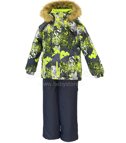 „Huppa '19“ žiemos menas. 41480030-82847 Šilta kūdikio žieminė šiltų kostiumų striukė + kelnės