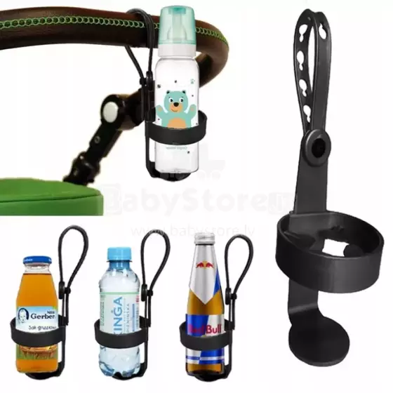 UniBaby Universal Cups Holder for Strollers  Art.50 Black