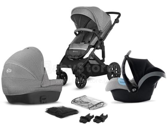 KinderKraft Prime Lite Grey 3 in1 Art.KKWPRLIGRY3000