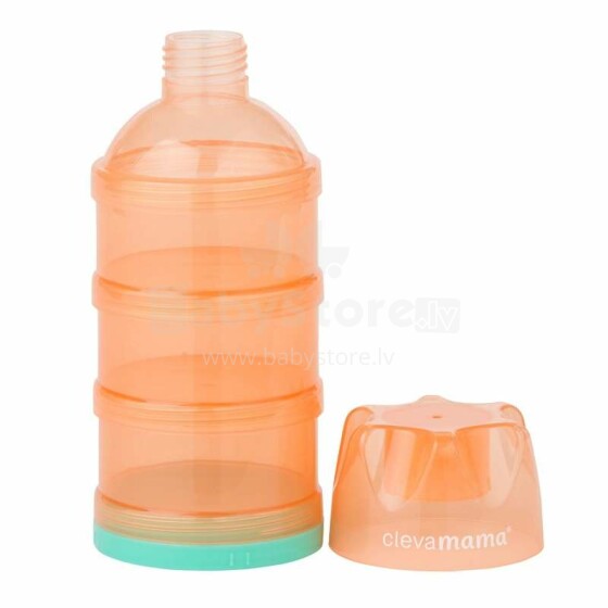 Cleva Mama Art. 7014 Infant Formula and Food Container Trauks/Kaste sausa piena maisījuma uzglabāšanai ar nodalījumiem