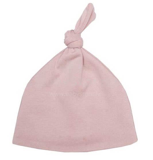 Wooly Organic Baby Hat Art.69126 Dusty Pink Mazuļu cepure no 100% organiskās kokvilnas