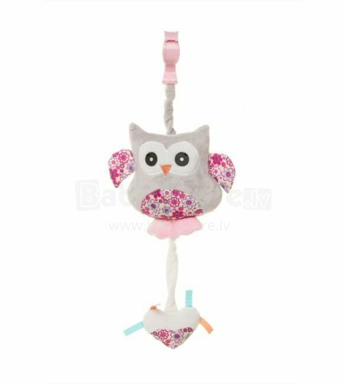Музыкальная игрушка OWL pink 4BABY OP01